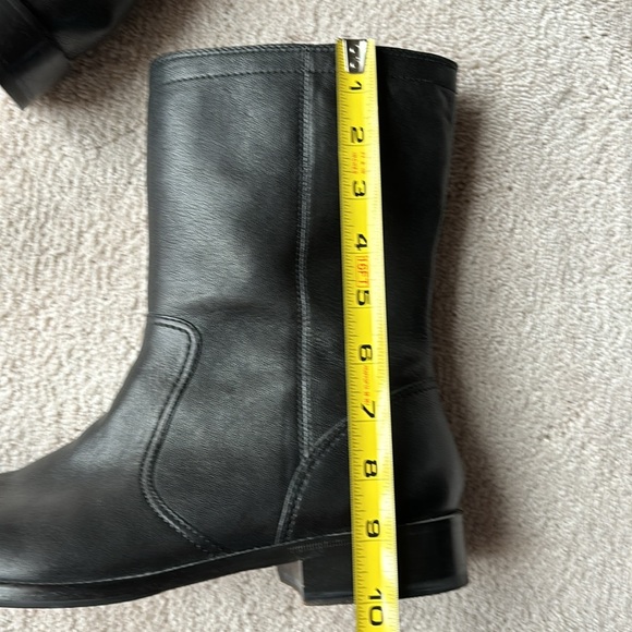 Cole Haan men’s black leather midcalf zip boot. - Picture 7 of 9